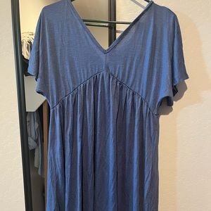 Blue Babydoll Dress